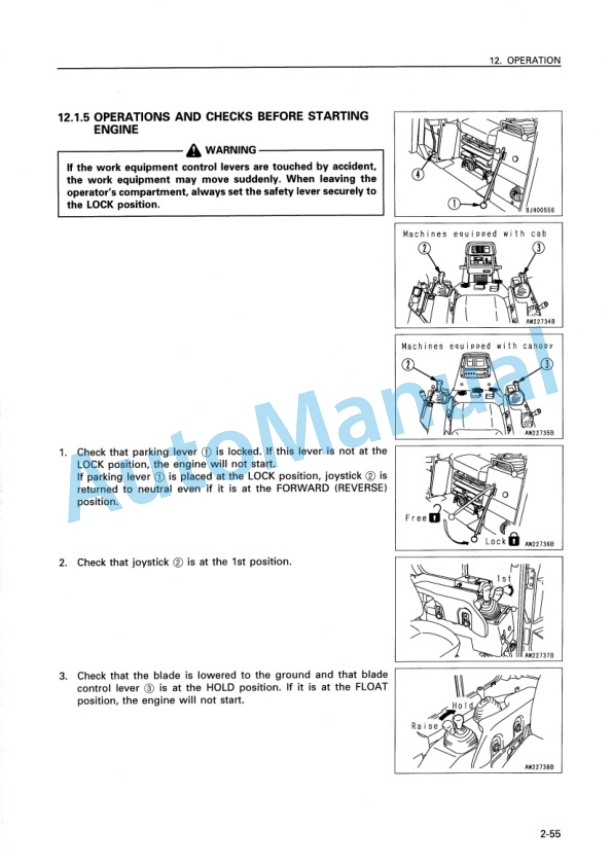 Komatsu D375A-3 Bull Dozer Operation and Maintenance Manual SEAM022602T 3 Komatsu D375A-3 Bull Dozer Operation and Maintenance Manual SEAM022602T - Image 3