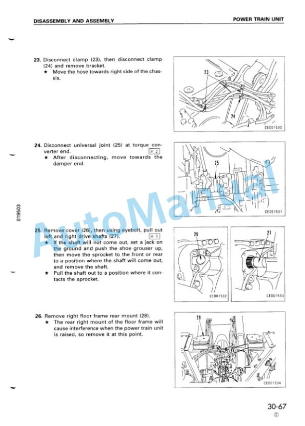 Komatsu D375A-3 Bull Dozer Shop Manual SEBM008403 4 Komatsu D375A-3 Bull Dozer Shop Manual SEBM008403 - Image 4