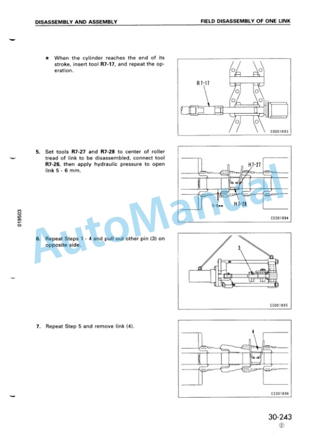 Komatsu D375A-3 Bull Dozer Shop Manual SEBM008403 5 Komatsu D375A-3 Bull Dozer Shop Manual SEBM008403 - Image 5