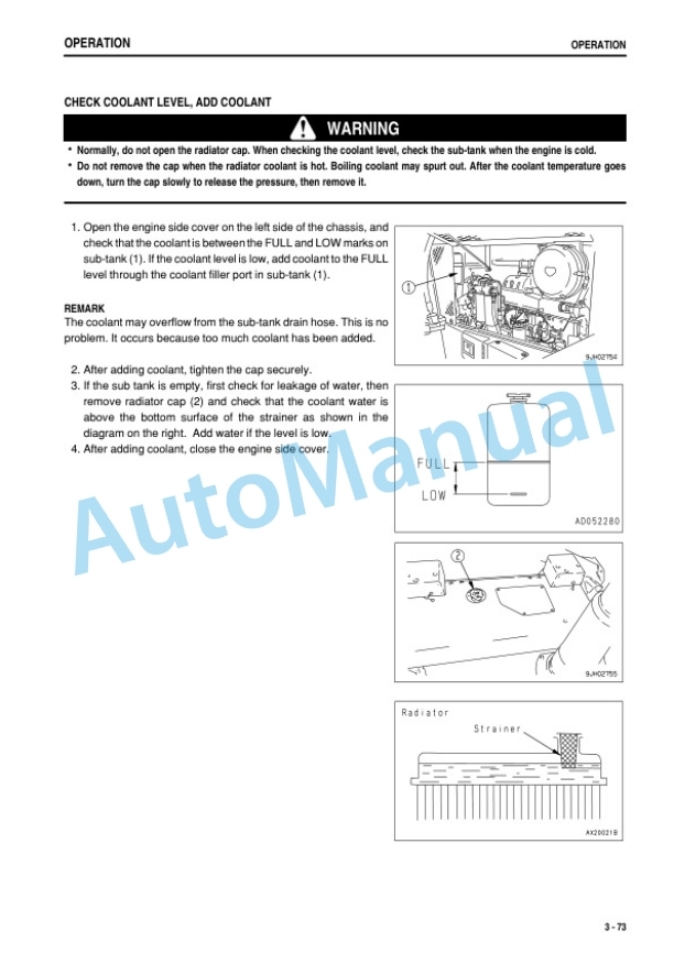 Komatsu D375A-5 Bull Dozer Operation and Maintenance Manual TEN00196-03 3 Komatsu D375A-5 Bull Dozer Operation and Maintenance Manual TEN00196-03 - Image 3