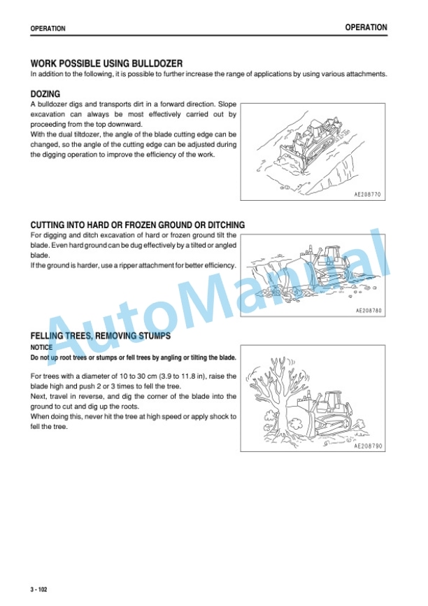Komatsu D375A-5 Bull Dozer Operation and Maintenance Manual TEN00197-03 4 Komatsu D375A-5 Bull Dozer Operation and Maintenance Manual TEN00197-03 - Image 4