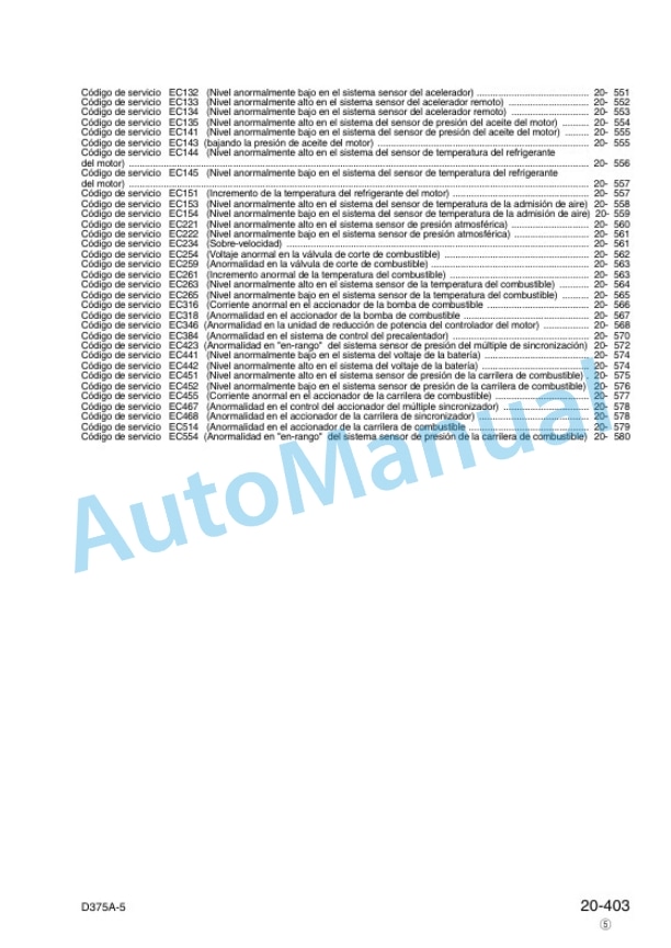 Komatsu D375A-5 Bull Dozer Shop Manual GSBM023505 4 Komatsu D375A-5 Bull Dozer Shop Manual GSBM023505 - Image 4