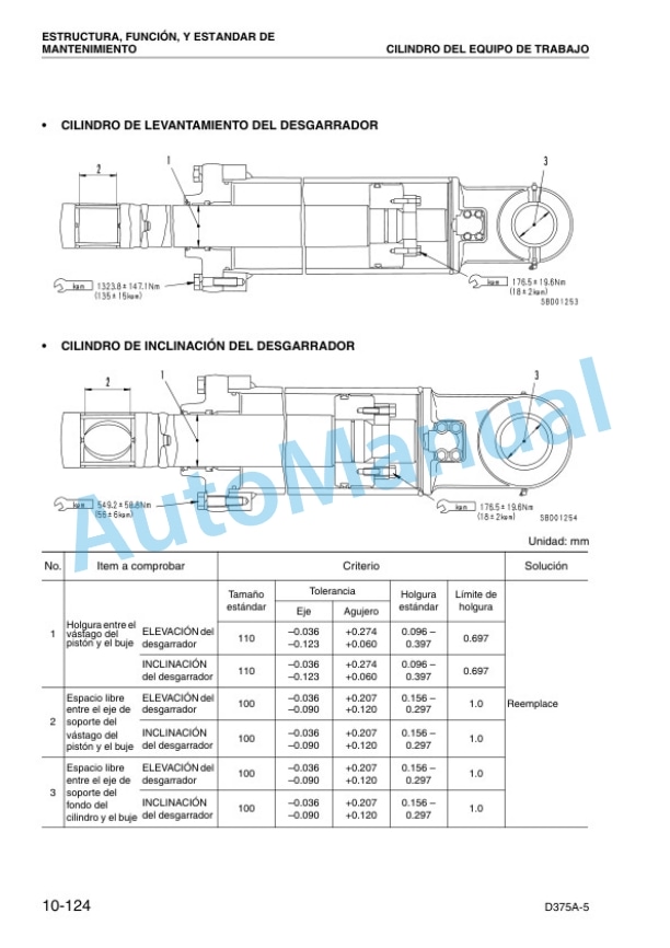 Alternative view of Komatsu D375A-5 Bull Dozer Shop Manual GSBM036103