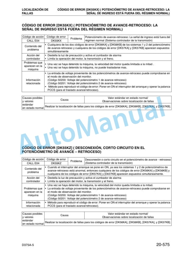 Komatsu D375A-5 Bull Dozer Shop Manual GSBM036103 5 Komatsu D375A-5 Bull Dozer Shop Manual GSBM036103 - Image 5