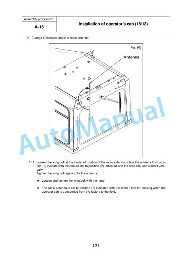 Komatsu D375A-5E0 Bull Dozer Field Assembly Instruction GEN00054-05 4 Komatsu D375A-5E0 Bull Dozer Field Assembly Instruction GEN00054-05 - Image 4