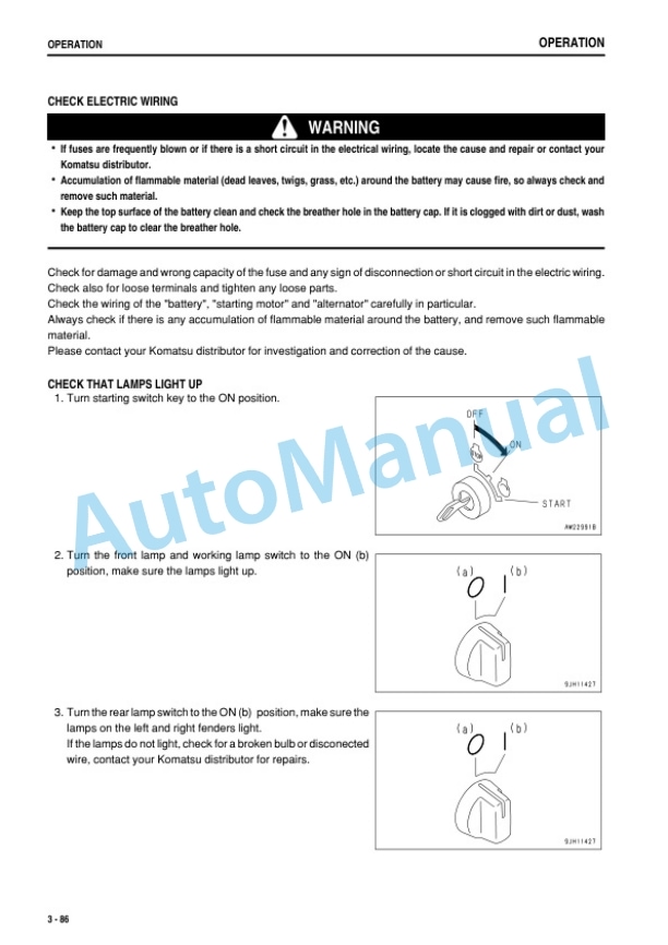 Komatsu D375A-5E0 Bull Dozer Operation and Maintenance Manual PEN00272-00 3 Komatsu D375A-5E0 Bull Dozer Operation and Maintenance Manual PEN00272-00 - Image 3