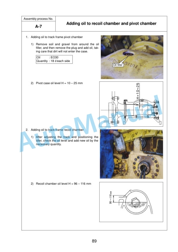 Komatsu D375A-5R Bull Dozer Field Assembly Instruction GEN00076-04 3 Komatsu D375A-5R Bull Dozer Field Assembly Instruction GEN00076-04 - Image 3