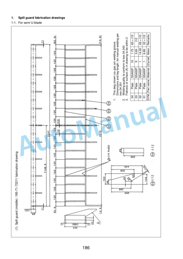 Komatsu D375A-5R Bull Dozer Field Assembly Instruction GEN00076-05 5 Komatsu D375A-5R Bull Dozer Field Assembly Instruction GEN00076-05 - Image 5
