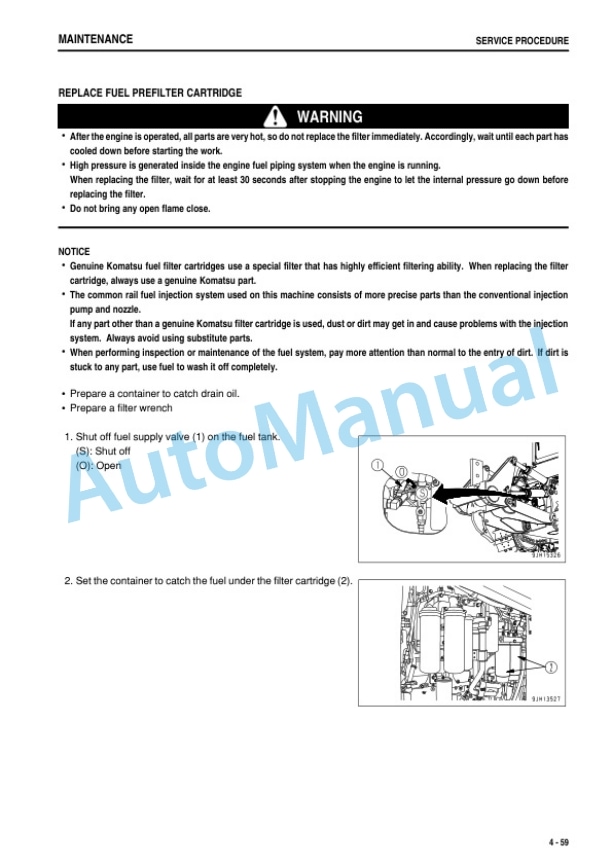 Komatsu D375A-6 Bull Dozer Operation and Maintenance Manual PEN00358-02 5 Komatsu D375A-6 Bull Dozer Operation and Maintenance Manual PEN00358-02 - Image 5