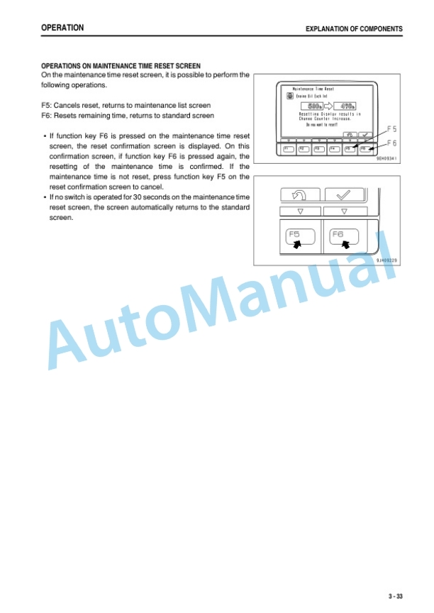 Alternative view of Komatsu D375A-6 Bull Dozer Operation and Maintenance Manual PEN01263-01