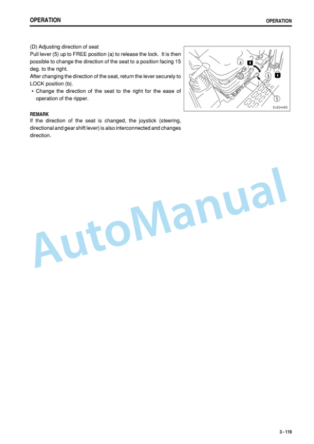 Komatsu D375A-6 Bull Dozer Operation and Maintenance Manual PEN01263-04 3 Komatsu D375A-6 Bull Dozer Operation and Maintenance Manual PEN01263-04-3
