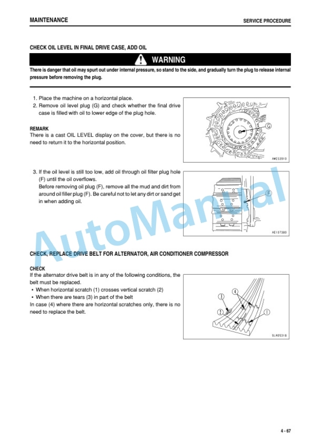 Komatsu D375A-6 Bull Dozer Operation and Maintenance Manual PEN01263-04 5 Komatsu D375A-6 Bull Dozer Operation and Maintenance Manual PEN01263-04-5