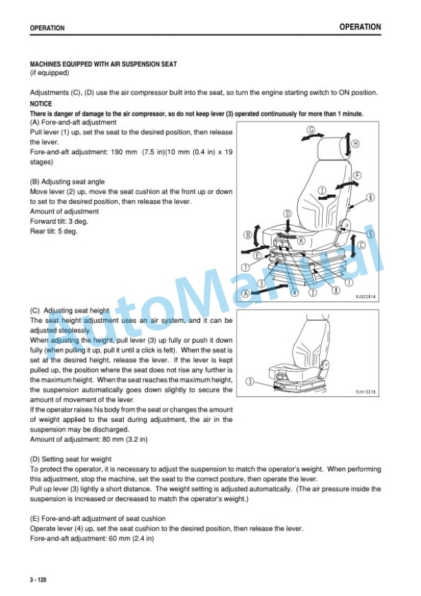 Komatsu D375A-6 Bull Dozer Operation and Maintenance Manual PEN01263-05-3
