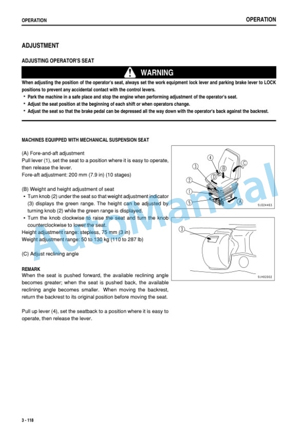 Komatsu D375A-6 Bull Dozer Operation and Maintenance Manual PEN01264-05 3 Komatsu D375A-6 Bull Dozer Operation and Maintenance Manual PEN01264-05-3