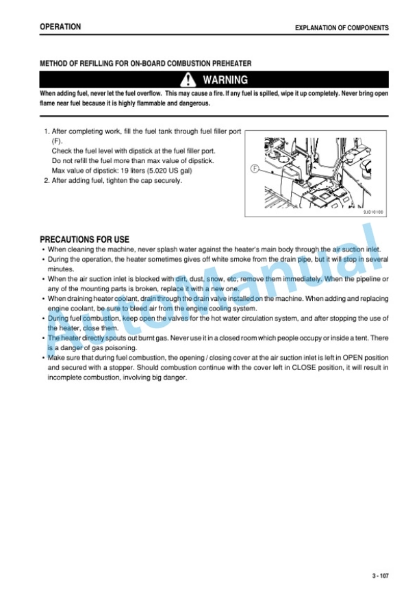 Komatsu D375A-6 Bull Dozer Operation and Maintenance Manual PEN01265-00 3 Komatsu D375A-6 Bull Dozer Operation and Maintenance Manual PEN01265-00 - Image 3