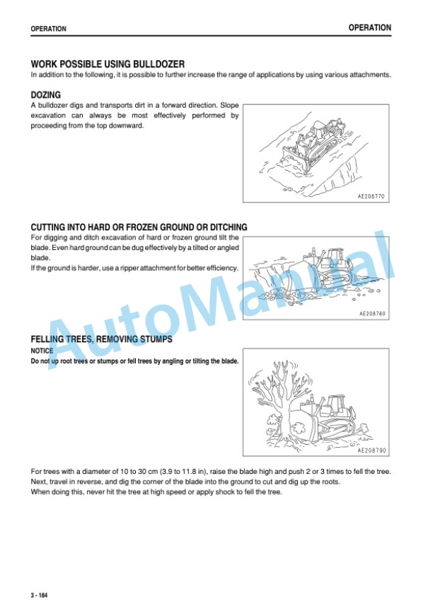 Komatsu D375A-6 Bull Dozer Operation and Maintenance Manual PEN01312-00 4 Komatsu D375A-6 Bull Dozer Operation and Maintenance Manual PEN01312-00 - Image 4