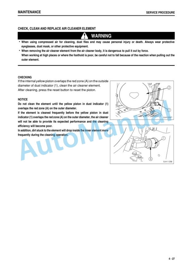 Komatsu D375A-6 Bull Dozer Operation and Maintenance Manual PEN01439-06 5 Komatsu D375A-6 Bull Dozer Operation and Maintenance Manual PEN01439-06-5