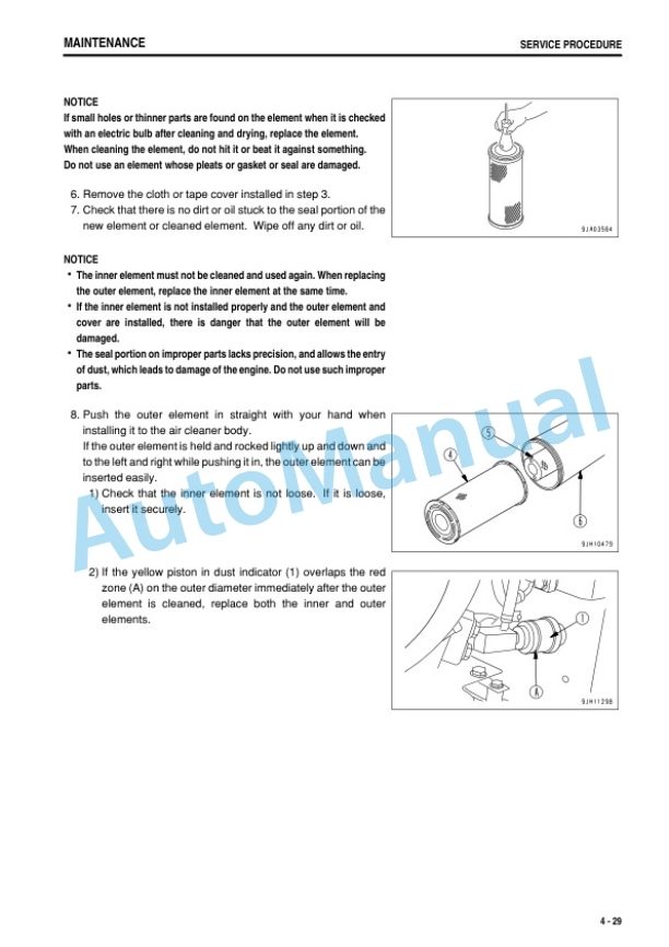 Komatsu D375A-6 Bull Dozer Operation and Maintenance Manual PEN01439-07 5 Komatsu D375A-6 Bull Dozer Operation and Maintenance Manual PEN01439-07-5