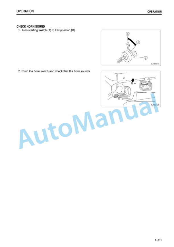 Komatsu D375A-6 Bull Dozer Operation and Maintenance Manual TEN00478-02 3 Komatsu D375A-6 Bull Dozer Operation and Maintenance Manual TEN00478-02 - Image 3
