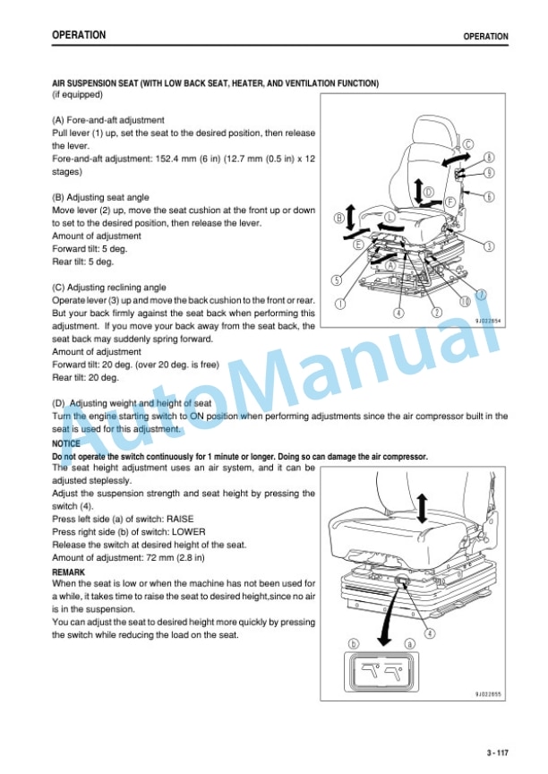Komatsu D375A-6 Bull Dozer Operation and Maintenance Manual TEN00884-00 3 Komatsu D375A-6 Bull Dozer Operation and Maintenance Manual TEN00884-00 - Image 3
