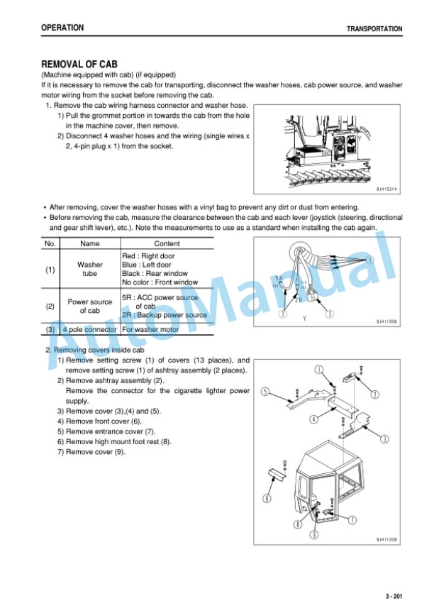 Komatsu D375A-6 Bull Dozer Operation and Maintenance Manual TEN00884-00 4 Komatsu D375A-6 Bull Dozer Operation and Maintenance Manual TEN00884-00 - Image 4
