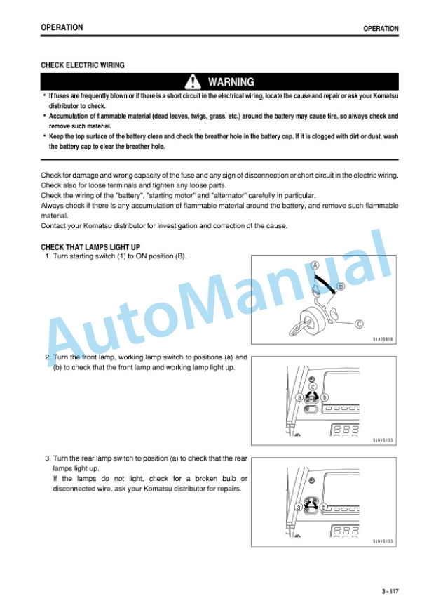 Komatsu D375A-6 Bull Dozer Operation and Maintenance Manual TEN00884-05 3 Komatsu D375A-6 Bull Dozer Operation and Maintenance Manual TEN00884-05-3