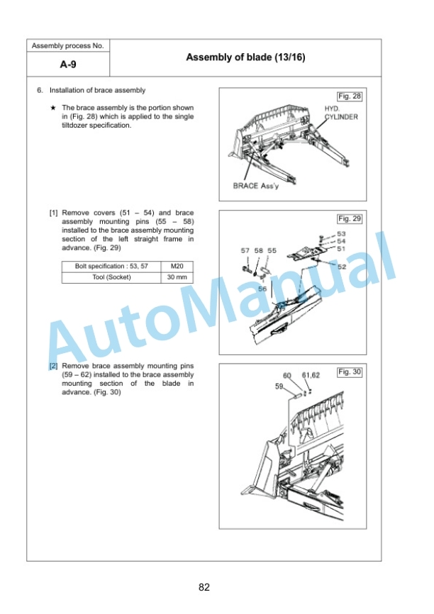 Komatsu D375A-6R Bull Dozer Field Assembly Instruction GEN00098-06 3 Komatsu D375A-6R Bull Dozer Field Assembly Instruction GEN00098-06 - Image 3
