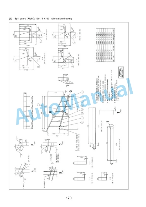 Komatsu D375A-6R Bull Dozer Field Assembly Instruction GEN00098-06 5 Komatsu D375A-6R Bull Dozer Field Assembly Instruction GEN00098-06 - Image 5