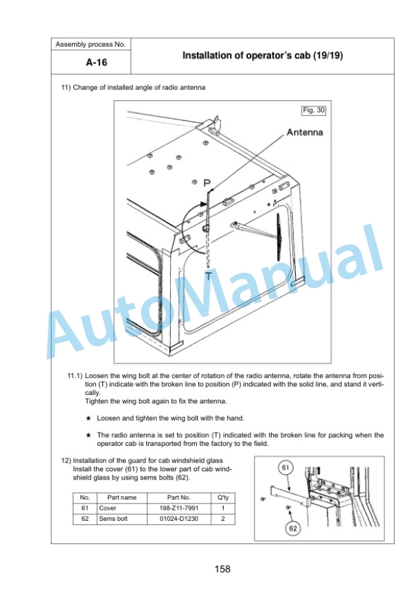 Komatsu D375A-6R Bull Dozer Field Assembly Instruction GEN00164-02 4 Komatsu D375A-6R Bull Dozer Field Assembly Instruction GEN00164-02 - Image 4