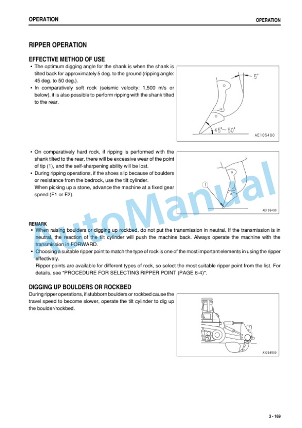 Komatsu D375A-6R Bull Dozer Operation and Maintenance Manual PEN00705-01 4 Komatsu D375A-6R Bull Dozer Operation and Maintenance Manual PEN00705-01 - Image 4