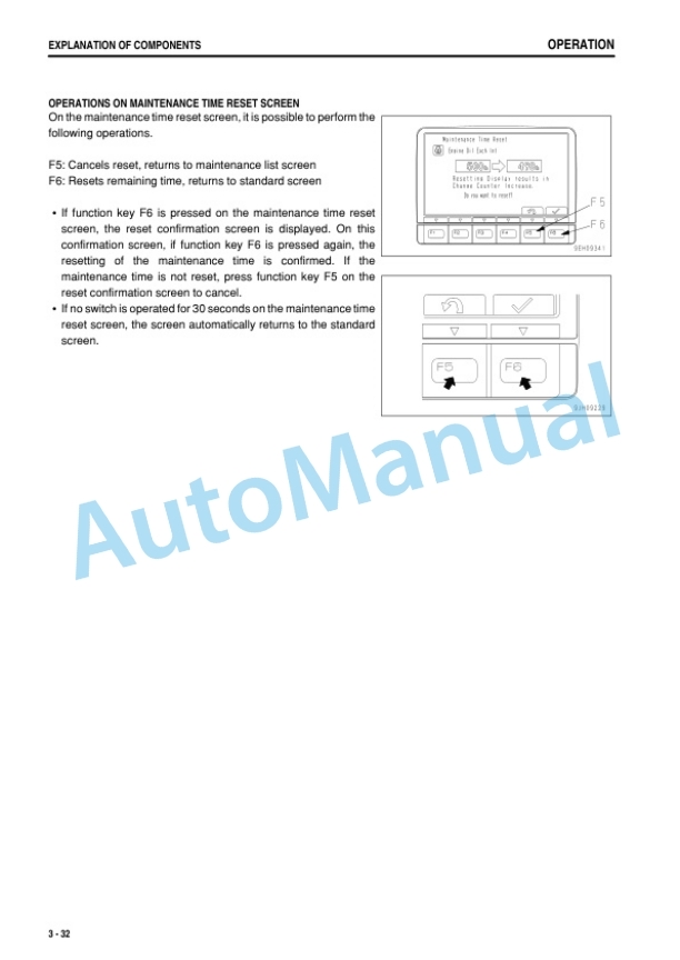 Alternative view of Komatsu D375A-6R Bull Dozer Operation and Maintenance Manual PEN01266-01