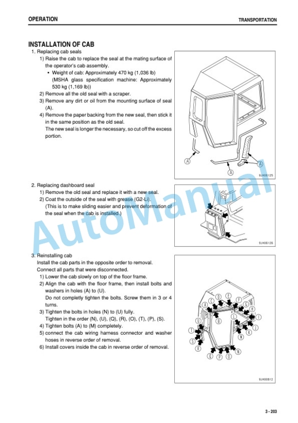 Komatsu D375A-6R Bull Dozer Operation and Maintenance Manual PEN01266-06 4 Komatsu D375A-6R Bull Dozer Operation and Maintenance Manual PEN01266-06-4