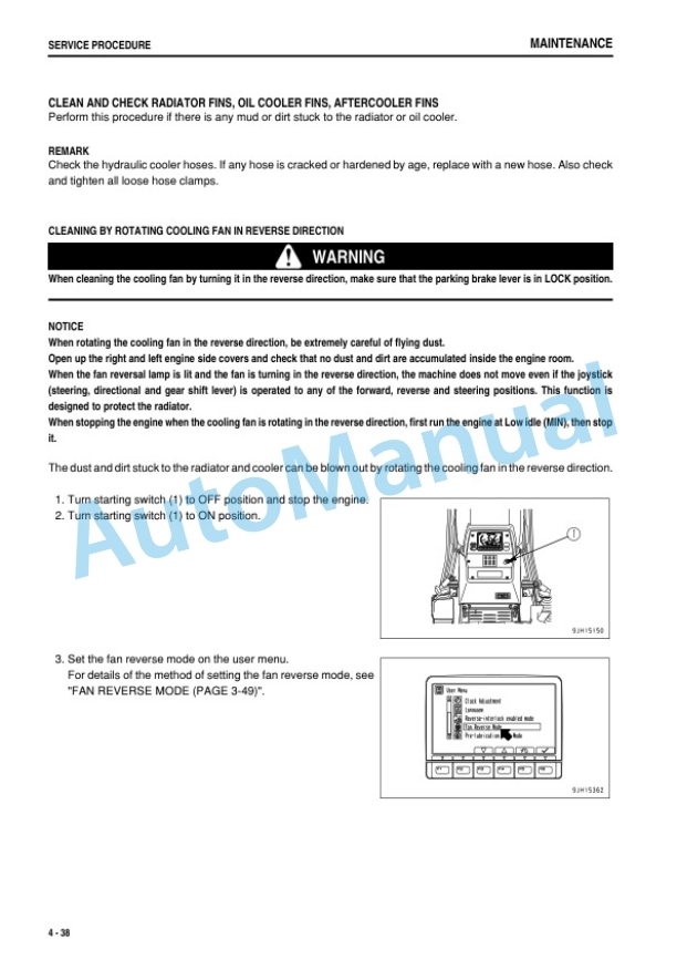 Komatsu D375A-6R Bull Dozer Operation and Maintenance Manual PEN01267-04 5 Komatsu D375A-6R Bull Dozer Operation and Maintenance Manual PEN01267-04-5