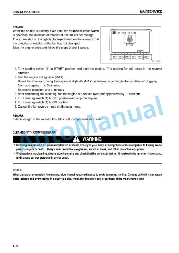 Komatsu D375A-6R Bull Dozer Operation and Maintenance Manual PEN01267-06 5 Komatsu D375A-6R Bull Dozer Operation and Maintenance Manual PEN01267-06-5