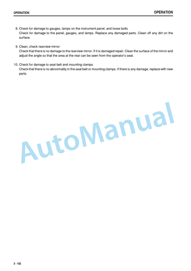 Komatsu D375A-6R Bull Dozer Operation and Maintenance Manual PEN01268-05 3 Komatsu D375A-6R Bull Dozer Operation and Maintenance Manual PEN01268-05-3