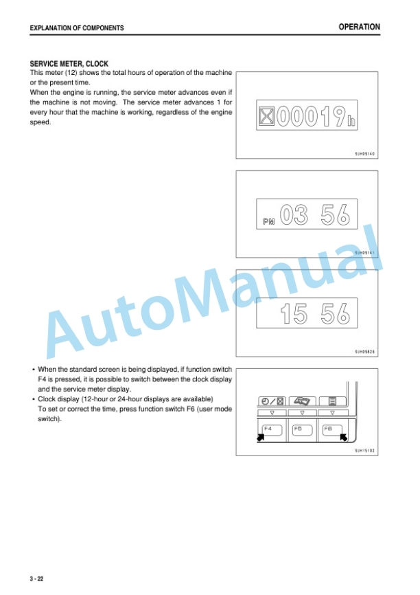Alternative view of Komatsu D375A-6R Bull Dozer Operation and Maintenance Manual TEN00388-03