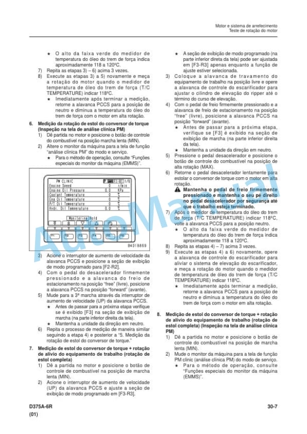 Alternative view of Komatsu D375A-6R Bull Dozer Shop Manual KPBM521402