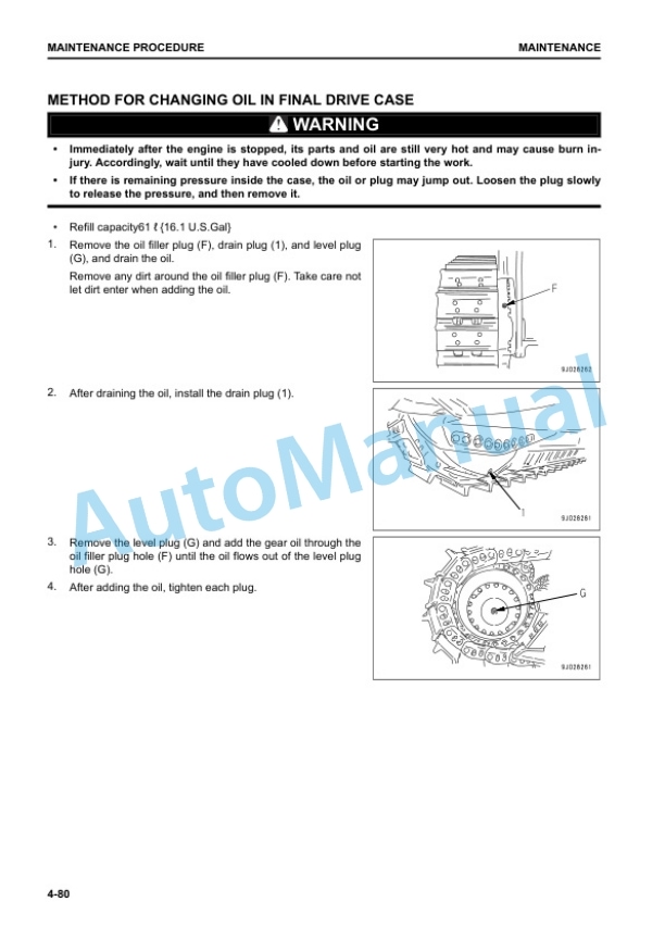 Komatsu D375A-8 Bull Dozer Operation and Maintenance Manual TEN00764-03 5 Komatsu D375A-8 Bull Dozer Operation and Maintenance Manual TEN00764-03 - Image 5
