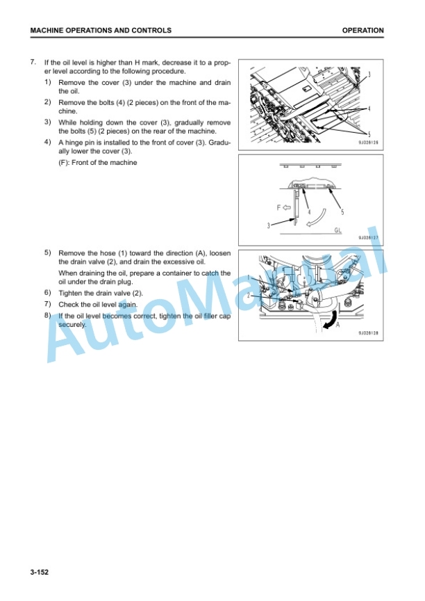 Komatsu D375A-8 Bull Dozer Operation and Maintenance Manual TEN01030-02 3 Komatsu D375A-8 Bull Dozer Operation and Maintenance Manual TEN01030-02 - Image 3