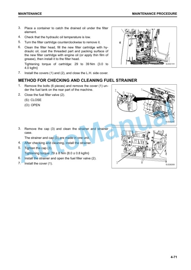Komatsu D375A-8E0 Bull Dozer Operation and Maintenance Manual EENAM03891 5 Komatsu D375A-8E0 Bull Dozer Operation and Maintenance Manual EENAM03891 - Image 5