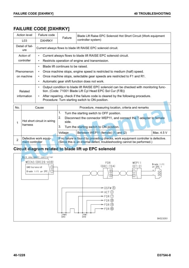 Komatsu D375Ai-8 Bull Dozer Shop Manual SEN06653-07 4 Komatsu D375Ai-8 Bull Dozer Shop Manual SEN06653-07 - Image 4