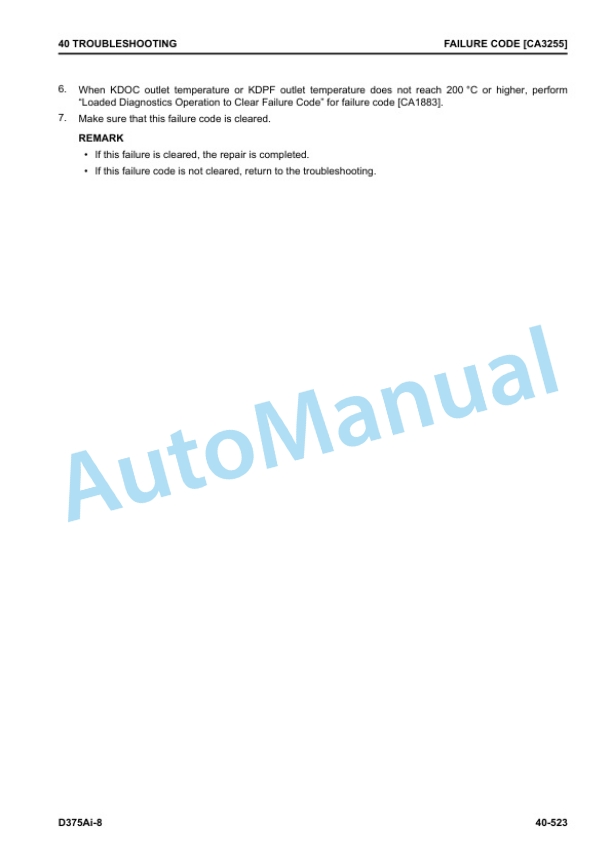 Komatsu D375Ai-8 Bull Dozer Shop Manual SEN06714-02 3 Komatsu D375Ai-8 Bull Dozer Shop Manual SEN06714-02 - Image 3