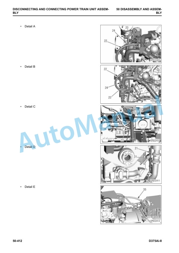 Komatsu D375Ai-8 Bull Dozer Shop Manual SEN06714-02 5 Komatsu D375Ai-8 Bull Dozer Shop Manual SEN06714-02 - Image 5