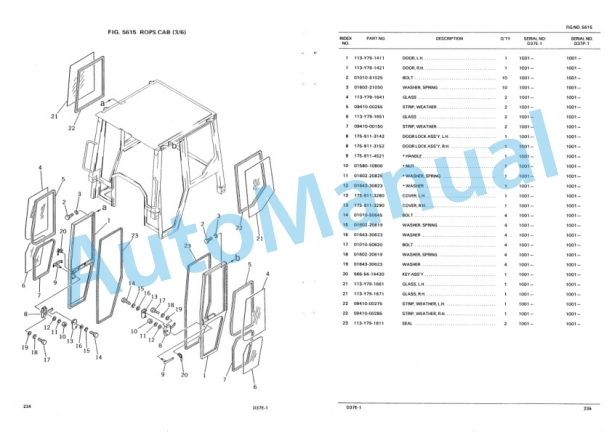 Komatsu D37E-1, D37P-1 Parts Manual PEPBU1170101 4 Komatsu D37E-1, D37P-1 Parts Manual PEPBU1170101-4