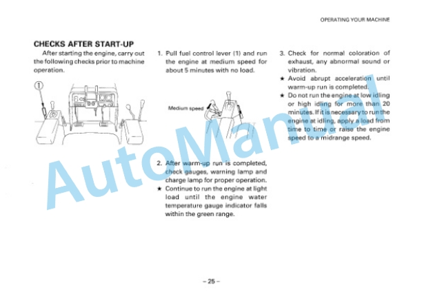 Alternative view of Komatsu D37E-2, D37P-2 Bull Dozer Operation and Maintenance Manual SEAMU1170200