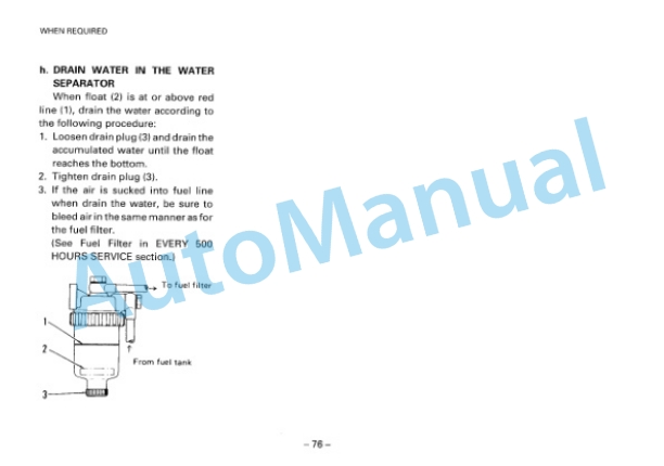 Komatsu D37E-2, D37P-2 Bull Dozer Operation and Maintenance Manual SEAMU1170200 4 Komatsu D37E-2, D37P-2 Bull Dozer Operation and Maintenance Manual SEAMU1170200 - Image 4