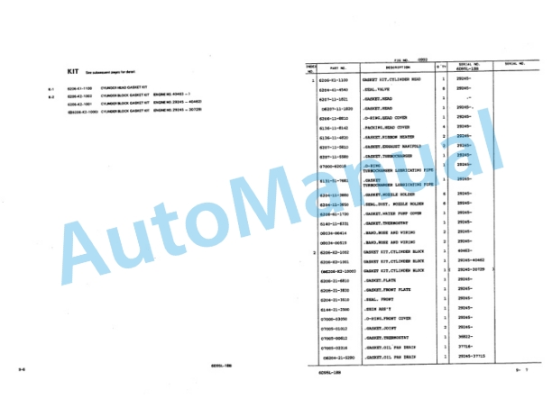 Komatsu D37E-2, D37P-2 Bull Dozer Parts Manual PEPDU1170201 3 Komatsu D37E-2, D37P-2 Bull Dozer Parts Manual PEPDU1170201 - Image 3