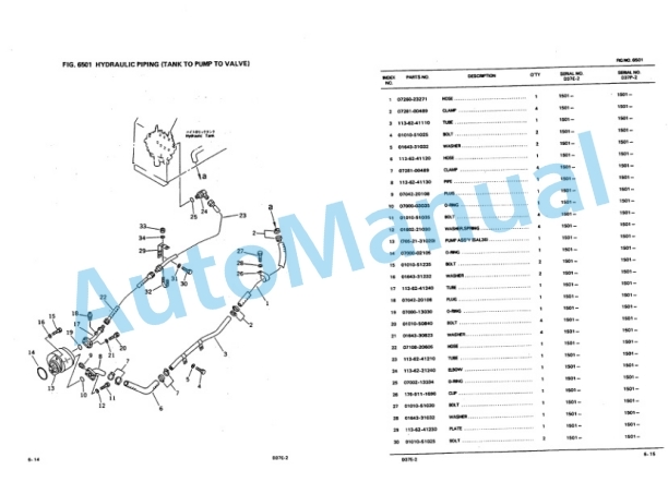 Komatsu D37E-2, D37P-2 Bull Dozer Parts Manual PEPDU1170201 5 Komatsu D37E-2, D37P-2 Bull Dozer Parts Manual PEPDU1170201 - Image 5
