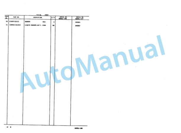 Komatsu D37E-2, D37P-2 Bull Dozer Parts Manual PEPDU1170203 2 Komatsu D37E-2, D37P-2 Bull Dozer Parts Manual PEPDU1170203 - Image 2