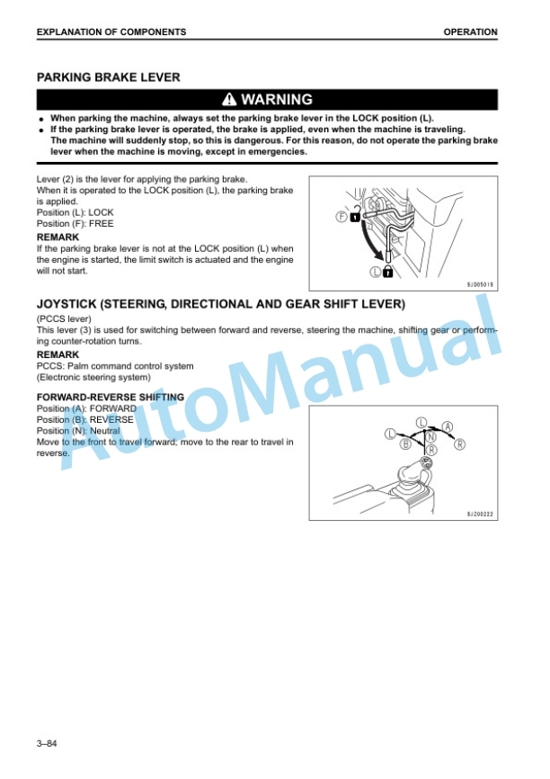 Komatsu D37EX-23, D37PX-23 Bull Dozer Operation and Maintenance Manual EENAM03291 3 Komatsu D37EX-23, D37PX-23 Bull Dozer Operation and Maintenance Manual EENAM03291 - Image 3